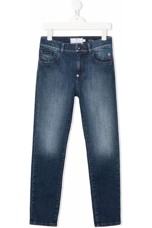 Philipp Plein Slim-Fit-Jeans mit Logo
