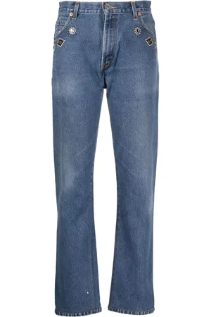 RE/DONE Kristallverzierte Jeans