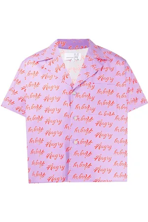 Natasha Zinko Hemd mit Slogan-Print