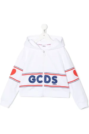 GCDS Kapuzenjacke mit Logo-Print