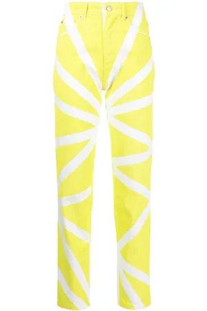 Fiorucci Gerade Jeans mit grafischem Print
