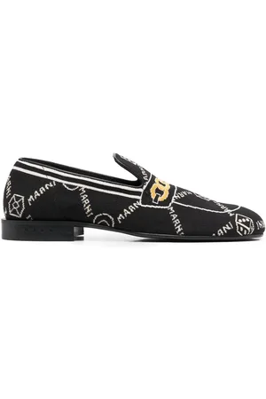 Marni Loafer mit Logo-Print