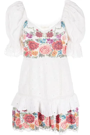 LOVESHACKFANCY Thressey Minikleid