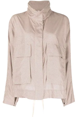GOEN.J Windbreaker mit geometrischem Print
