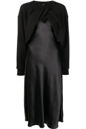 GOEN.J Drapiertes Maxikleid