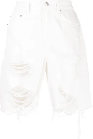 GOEN.J Distressed-Jeansshorts