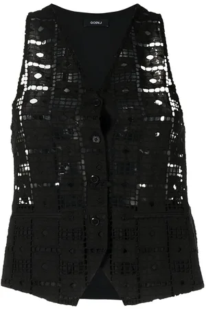 GOEN.J Weste mit Cut-Outs