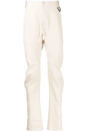 MASNADA Schmale Chino mit Nadelstreifen