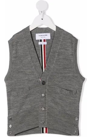 Thom Browne Merinocardigan mit Streifendetail