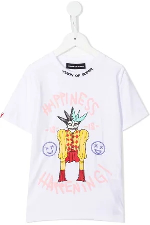 Vision Of Super T-Shirt mit Baby Drawing-Print