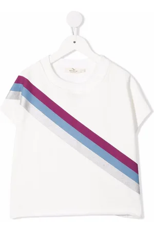 Le pandorine Gestreiftes T-Shirt aus Bio-Baumwolle
