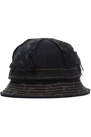Marine Serre Damen Hüte - Crescent Moon-print bucket hat