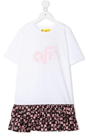OFF-WHITE Kleid mit Rüschen