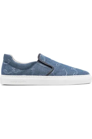 Jacob Cohen Jeans-Sneakers mit Logo-Stickerei