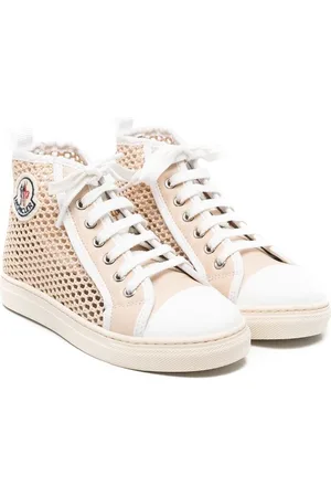 Moncler High-Top-Sneakers mit Webmuster