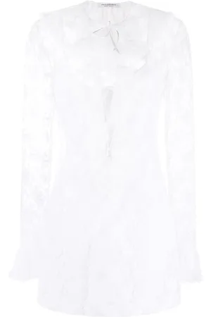 Serafini Minikleid aus Spitze mit Rüschen
