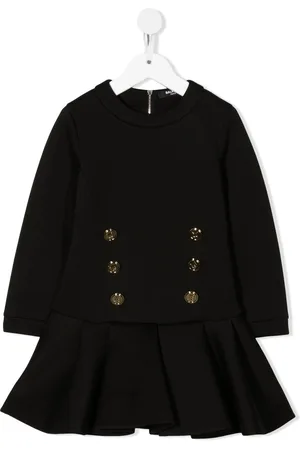 Balmain Kleid mit rundem Ausschnitt