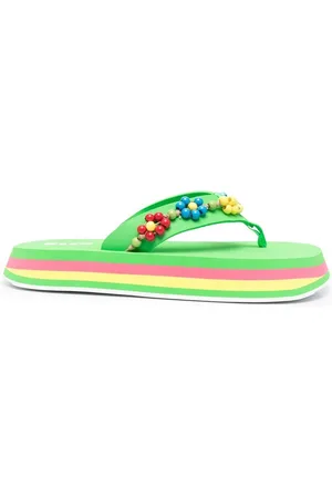 Msgm Flip-Flops mit Perlen