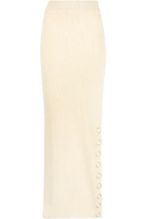Jil Sander Gerippter Maxirock