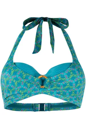 Marlies Dekkers Oceana peacock-print bikini-top