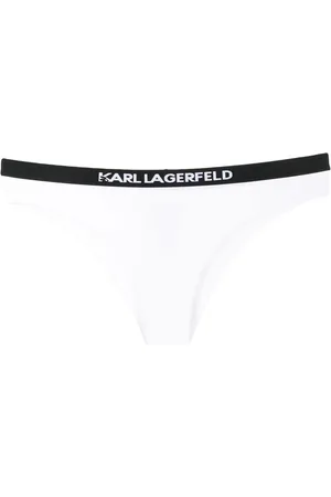 Karl Lagerfeld Bikinihöschen mit Logo-Bund