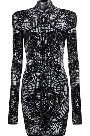 Balmain Kleid mit grafischem Print