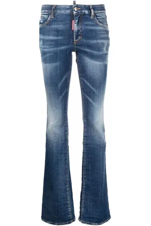 Dsquared2 Tief sitzende Schlagjeans