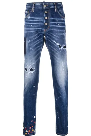 Dsquared2 Slim-Fit-Jeans im Distressed-Look