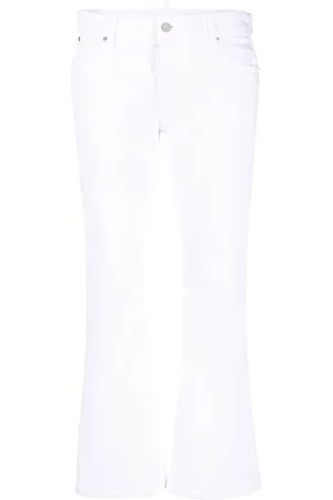 Dsquared2 Ausgestellte White Bull Jeans