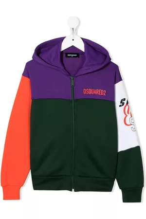 Dsquared2 Jungen Shirts - Colour-block zip-up hoodie