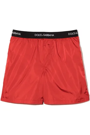 Dolce & Gabbana Badeshorts mit Logo-Bund