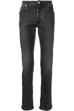 Jacob Cohen Halbhohe Slim-Fit-Jeans