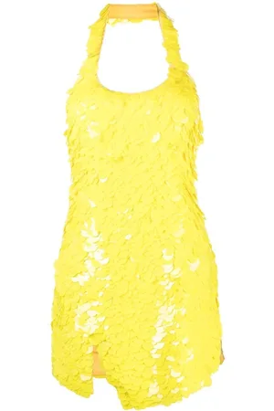 The Attico Minikleid mit Schuppeneffekt