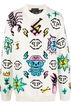 Philipp Plein Tattoo Monogram Pullover
