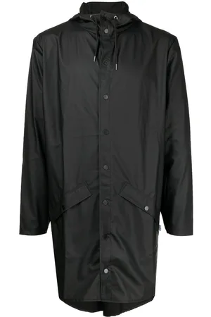 Rains Kapuzenjacke mit Reißverschluss