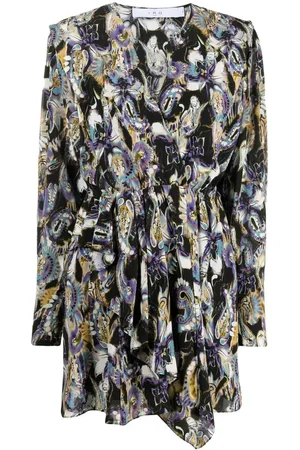 IRO Kleid mit grafischem Print