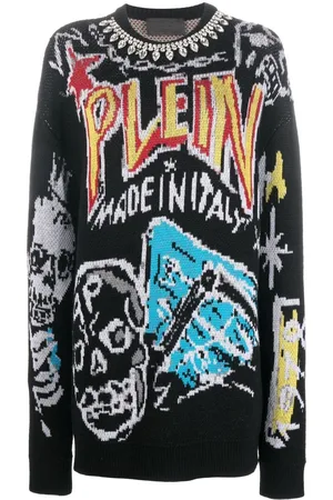 Philipp Plein Sweatshirt mit Graffiti-Print