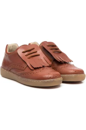 PèPè Elegante Schuhe - Fringed leather shoes