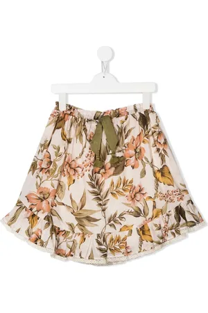 ZIMMERMANN Anneke Rüschenrock mit Blumen-Print