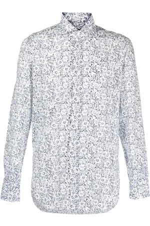 BARBA Hemd mit Blumen-Print