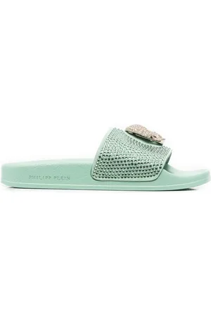 Philipp Plein Pantoletten mit Strass