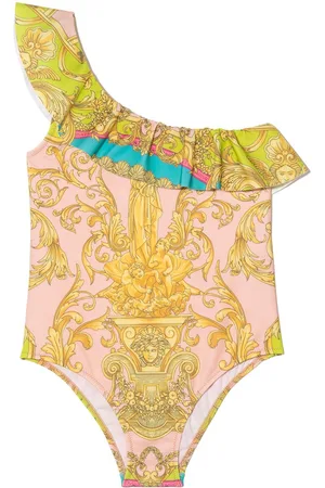 VERSACE Badeanzug mit Barockmuster