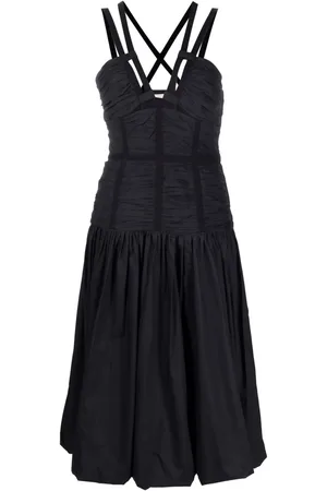 ULLA JOHNSON Kleid mit V-Ausschnitt