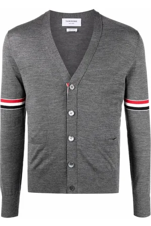 Thom Browne Cardigan mit RWB-Streifen