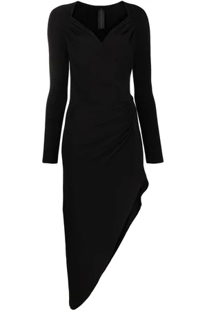Norma Kamali Kleid mit asymmetrischem Saum