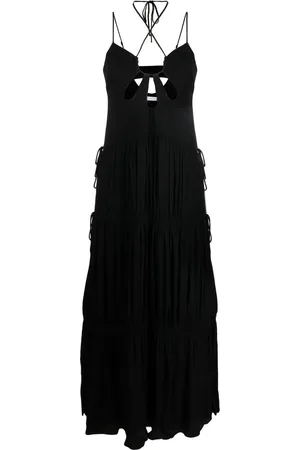Simkhai Gestuftes Lina Maxikleid