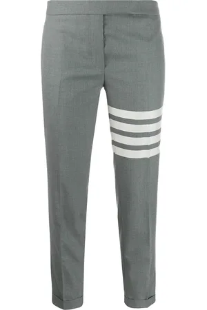 Thom Browne Schmale Hose mit Logo-Streifen