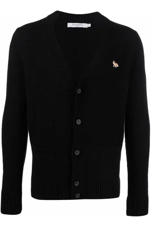 Maison Kitsuné Cardigan mit Patch-Detail