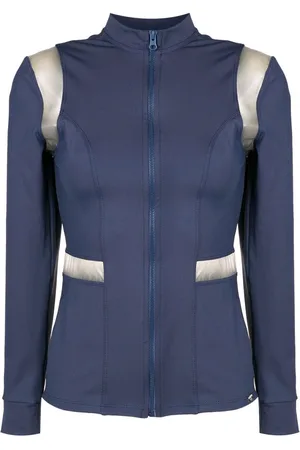 AMIR SLAMA Sportjacke mit transparentem Detail