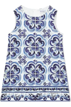 Dolce & Gabbana Minikleid mit Majolica-Print